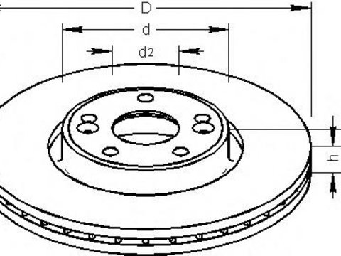 Disc frana RENAULT LAGUNA II (BG0/1_), RENAULT LAGUNA II Sport Tourer (KG0/1_) - TOPRAN 700 645