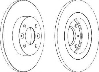 Disc frana RENAULT LOGAN I combi (KS_) (2007 - 201