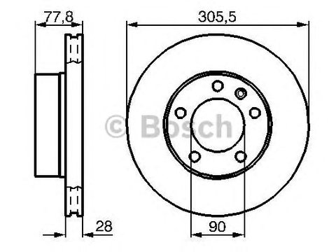 Disc frana RENAULT MASTER II platou/sasiu (ED/HD/UD) - Cod intern: W20270124 - LIVRARE DIN STOC in 24 ore!!!