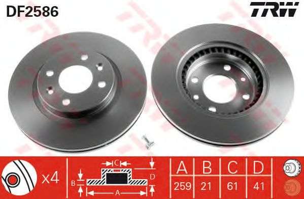 Disc frana RENAULT MEGANE III hatchback (BZ0_) - Cod intern: M20437647 - LIVRARE DIN STOC in 24 ore!!!