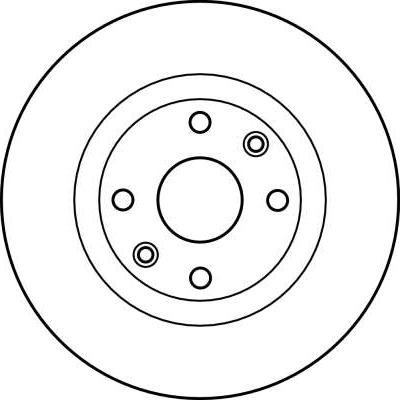 Disc frana RENAULT SANDERO/STEPWAY I TRW DF2586