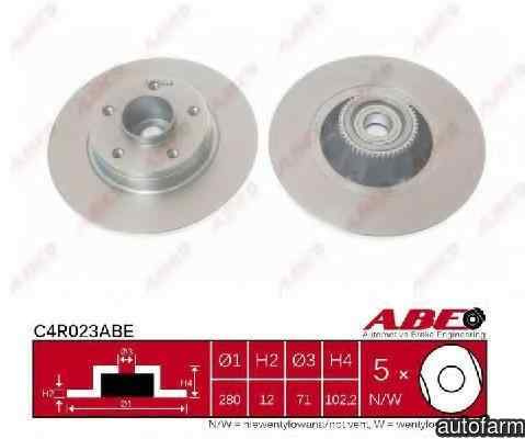 Disc frana RENAULT TRAFIC II platou / sasiu EL ABE C4R023ABE