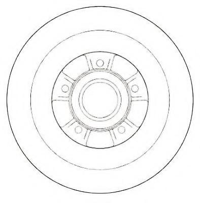 Disc frana RENAULT VEL SATIS (BJ0_), RENAULT ESPACE Mk IV (JK0/1_) - JURID 562170J