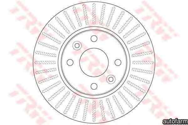 Disc frana RENAULT ZOE TRW DF6186