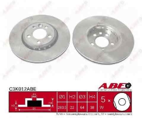 Disc frana ROVER 75 RJ ABE C3K012ABE