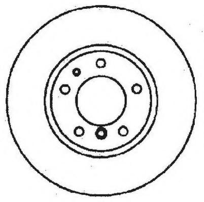 Disc frana ROVER 800 hatchback (XS), BMW 5 Touring (E34), BMW 5 limuzina (E34) - JURID 561478JC