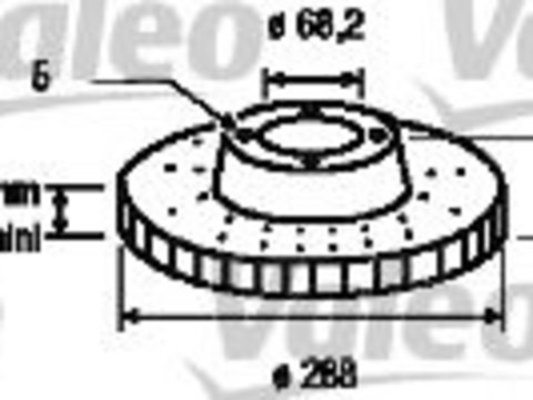 Disc frana SEAT ALHAMBRA (7V8, 7V9) (1996 - 2010) MTR 12108581