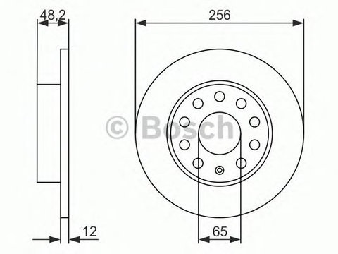 Disc frana SEAT ALTEA (5P1) - Cod intern: W20270142 - LIVRARE DIN STOC in 24 ore!!!