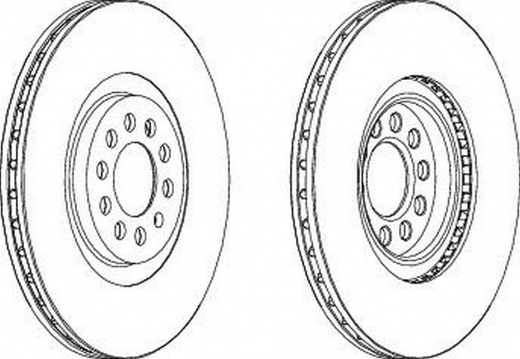 Disc frana SEAT IBIZA V ST 6J8 6P8 FERODO DDF1118