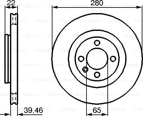 Disc frana SEAT TOLEDO I (1L), Hatchback, 01.1991 - 10.1999 BOSCH 0 986 478 508