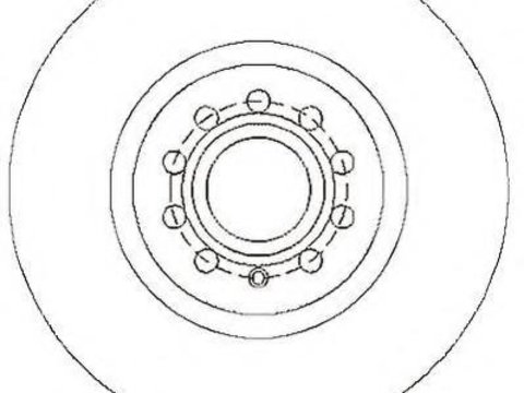 Disc frana SEAT TOLEDO Mk II (1M2), SKODA SUPERB limuzina (3U4), VW TOURAN (1T1, 1T2) - JURID 562277J