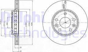 Disc frana Set discuri de frana 2 buc. Fata Dreapt