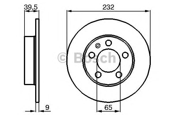 Disc frana SKODA FABIA (6Y2) - Cod intern: W20140253 - LIVRARE DIN STOC in 24 ore!!!