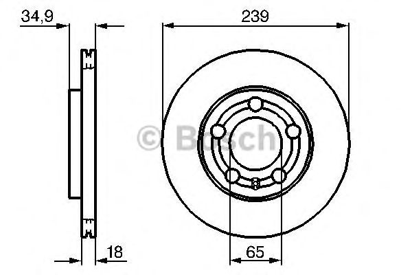 Disc frana SKODA FABIA (6Y2) - Cod intern: W20270127 - LIVRARE DIN STOC in 24 ore!!!
