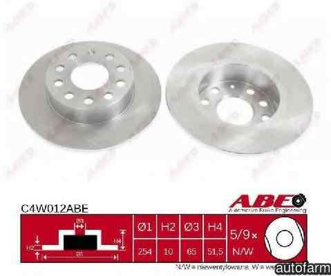 Disc frana SKODA OCTAVIA Combi 1Z5 ABE C4W012ABE