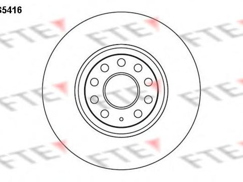 Disc frana SKODA SUPERB limuzina (3U4), VW TOURAN (1T1, 1T2), AUDI A3 (8P1) - FTE BS5416