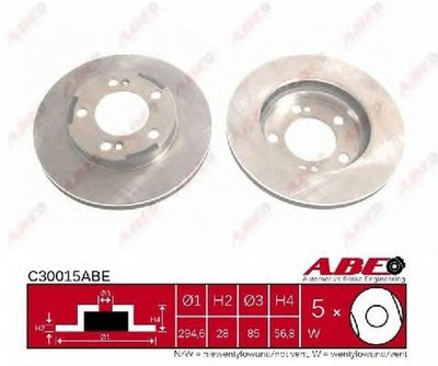 Disc frana SSANGYONG ACTYON SPORTS II ABE C30015AB