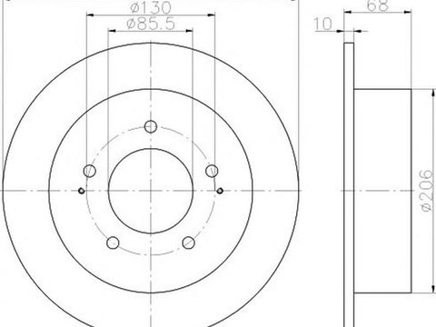 Disc frana SSANGYONG ACTYON SPORTS II TEXTAR 92198703