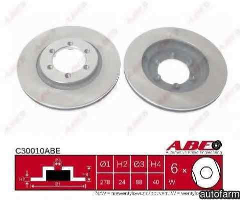 Disc frana SSANGYONG KORANDO K4 ABE C30010ABE