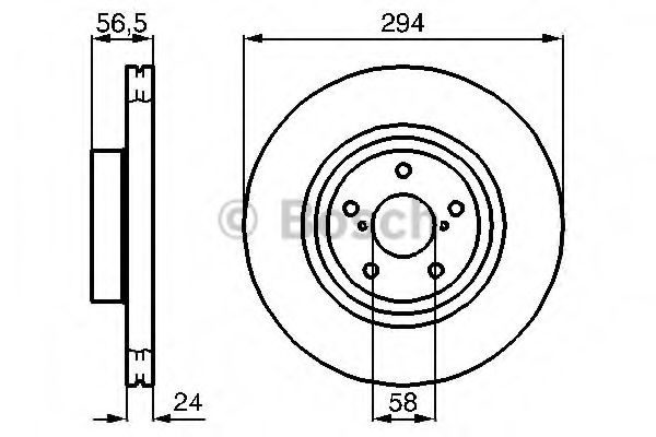Disc frana SUBARU OUTBACK (BE, BH) (1998 - 2003) B
