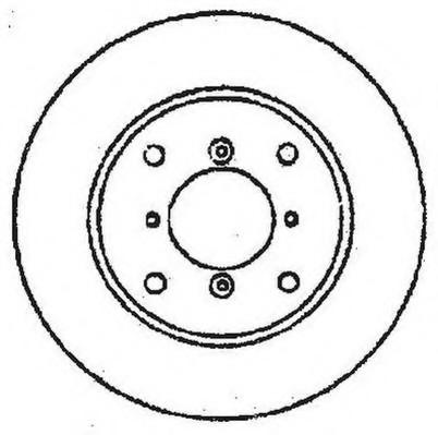 Disc frana SUZUKI SIDEKICK (ET, TA), SUZUKI JIMNY (SJ), SUZUKI X-90 (EL) - JURID 561505J