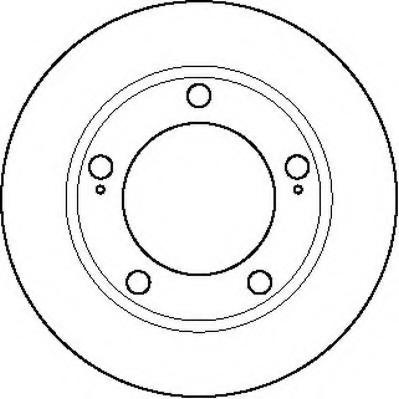 Disc frana SUZUKI SIERRA autoturism de teren, deschis, SUZUKI JIMNY (SJ), SUZUKI SAMURAI - JURID 561424J