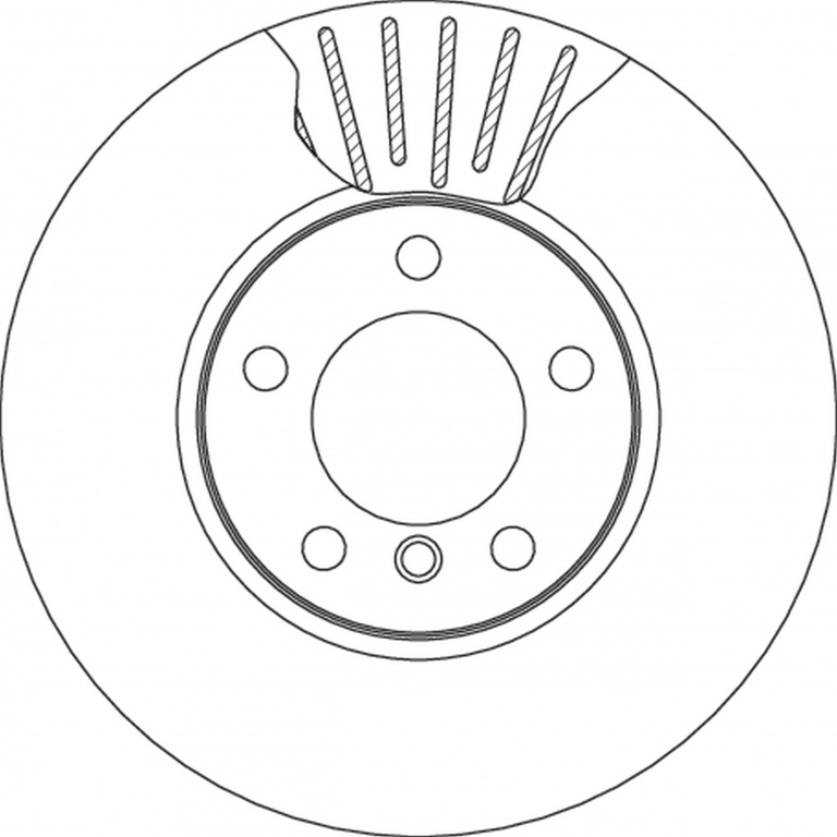 Disc frana TRW BMW 1 (F20) 2012-2019 - DF4807S