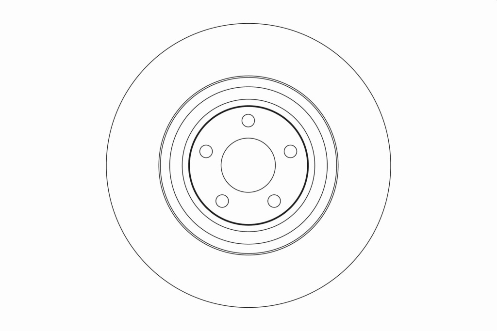 Disc frana TRW DF4268S pentru AUDI A6 C6 (4F2), A8 D3 (4E2, 4E8) 2002-2010