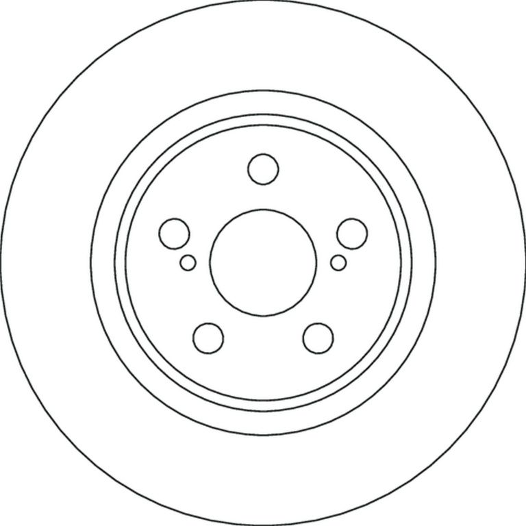 Disc frana TRW DF4641 pentru TOYOTA YARIS (_P21_, _PA1_, _PH1), YARIS (_P21_, _PA1_, _PH1_) de la 2020
