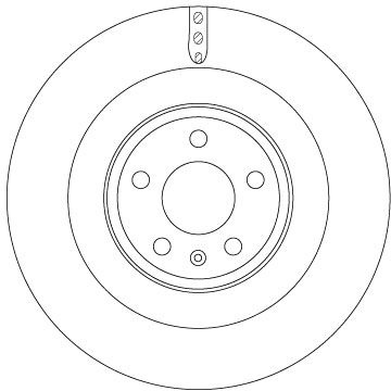 Disc frana TRW DF6343S pentru AUDI A6 C7 (4G2, 4GC), A8 D4 (4H2, 4H8, 4HC, 4HL) 2009-2019