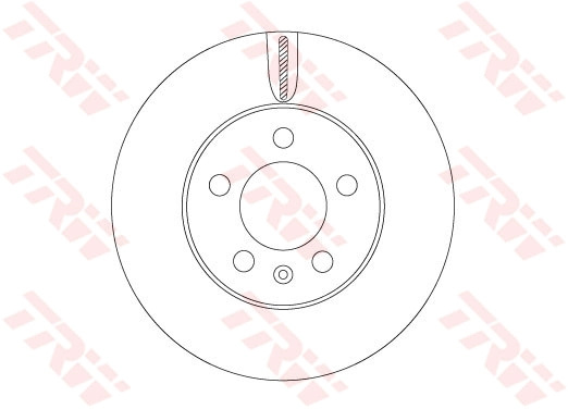 Disc frana TRW DF6584 pentru AUDI A1 City Carver (GBH) 2019-2022