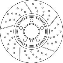 Disc frana TRW DF6604S pentru BMW 1 (F20), 1 (F20) 20112019