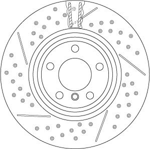 Disc frana TRW DF6606S pentru BMW 1 (F20)