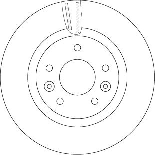 Disc frana TRW DF6786 pentru NISSAN LEAF (ZE0), QASHQAI II SUV (J11, J11_) de la 2013