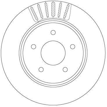 Disc frana TRW DF6789 pentru NISSAN LEAF (ZE1), LEAF (ZE1) de la 2017