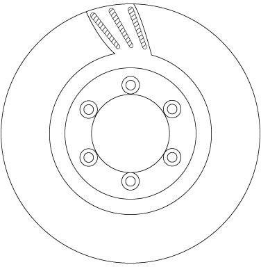 Disc frana TRW DF6881