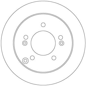 Disc frana TRW DF6919 pentru KIA MAGENTIS II (MG),