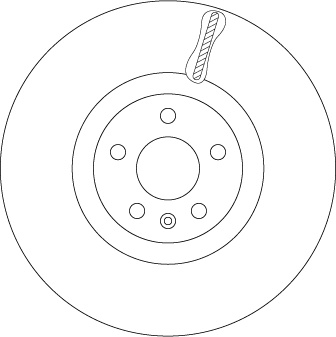Disc frana TRW DF6939S compatibil cu VOLVO S60 III