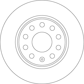 Disc frana TRW DF6952 pentru AUDI Q2 (GAB, GAG) 2016-2025