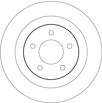Disc frana TRW MAZDA 5 (CW) 2010-2016 - DF4468