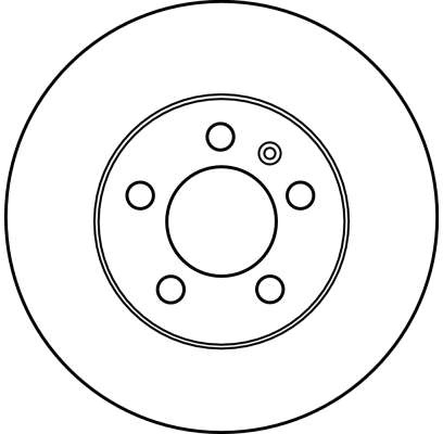 Disc frana TRW VW POLO VIVO hatchback (6R1, 6RS) 2018-2023 - DF2803