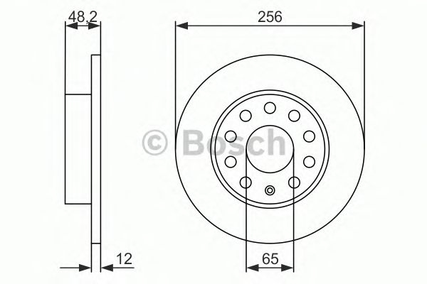 Disc frana VOLKSWAGEN GOLF V (1K1) - Cod intern: W20270142 - LIVRARE DIN STOC in 24 ore!!!