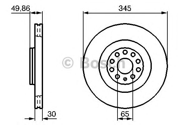 Disc frana VOLKSWAGEN GOLF V Variant (1K5) - Cod i