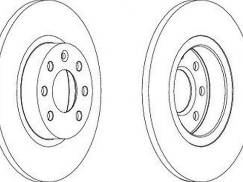 Disc frana VOLVO 460 L 464 FERODO DDF213