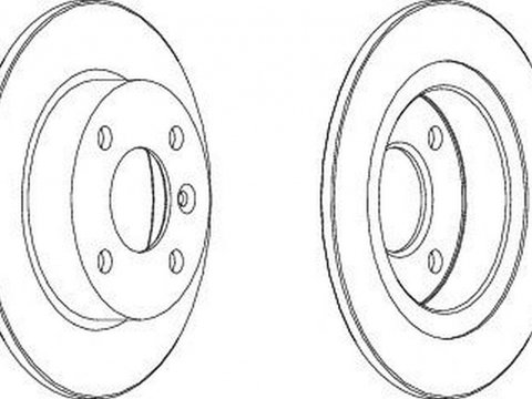 Disc frana VOLVO 460 L 464 FERODO DDF226