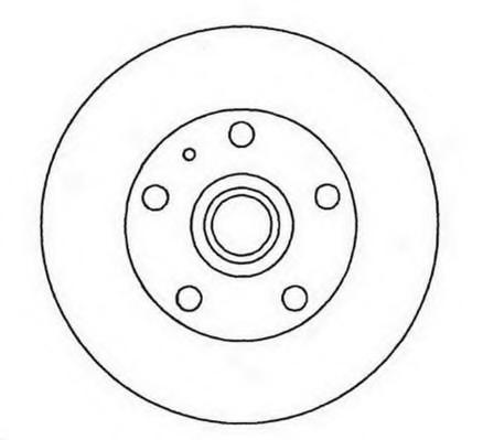 Disc frana VOLVO 740 limuzina (744), VOLVO 760 limuzina (704, 764), VOLVO 760 Break (704, 765) - JURID 561305J