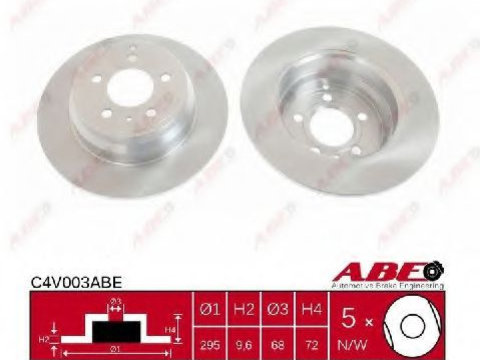 Disc frana VOLVO 850 (LS) (1991 - 1997) ABE C4V003ABE