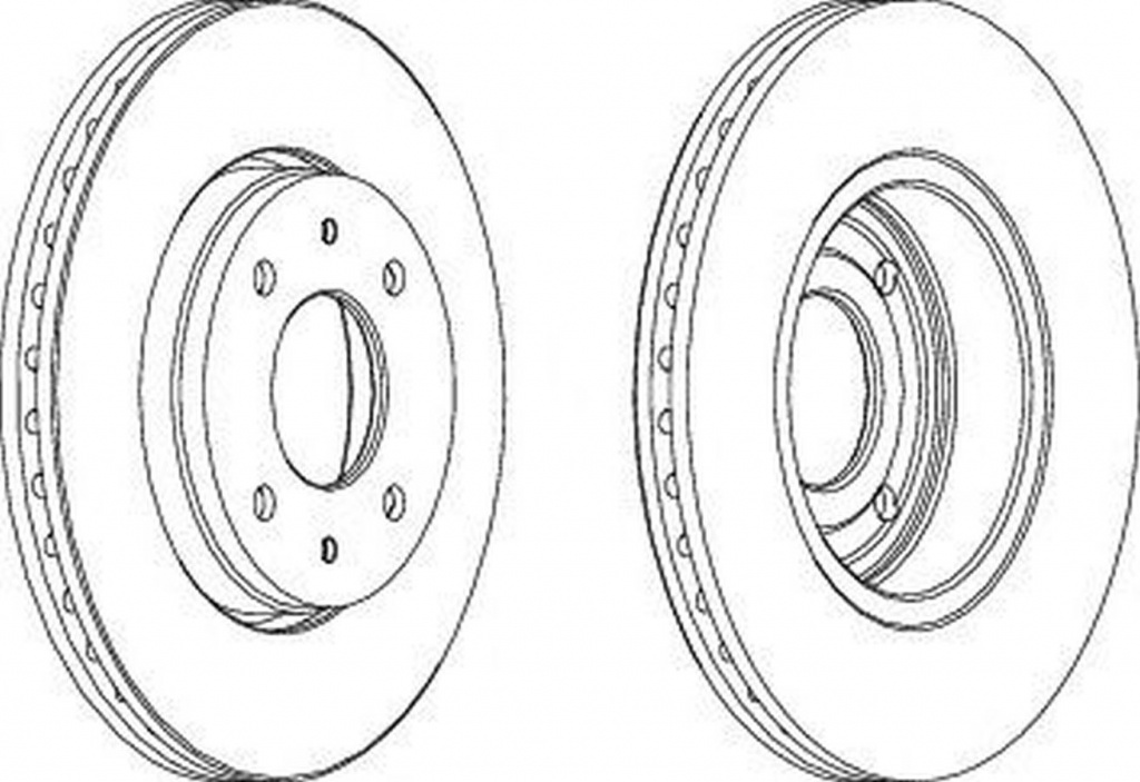 Disc frana VOLVO S40 I VS FERODO DDF1068