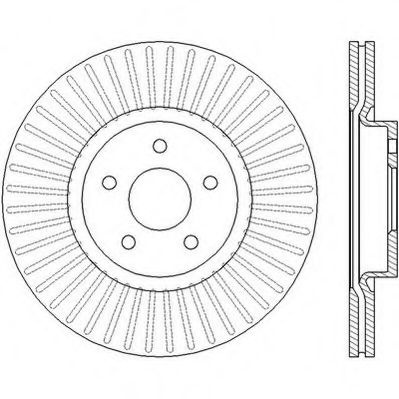 Disc frana VOLVO S40 II (MS) (2004 - 2016) MTR 12108521