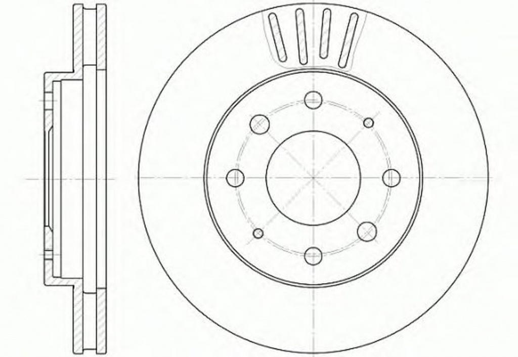 Disc frana VOLVO V40 combi VW ROADHOUSE 6625.1